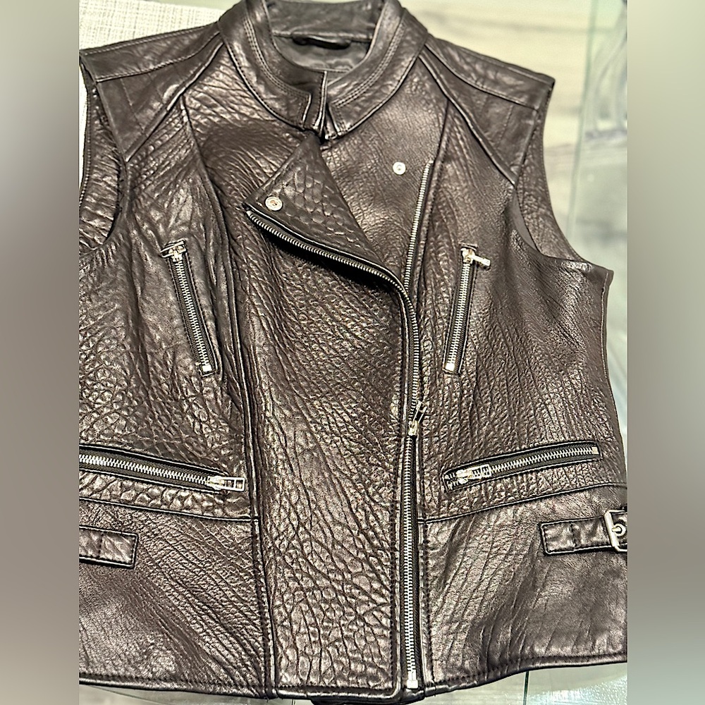 Dawn Levy Leather Vest